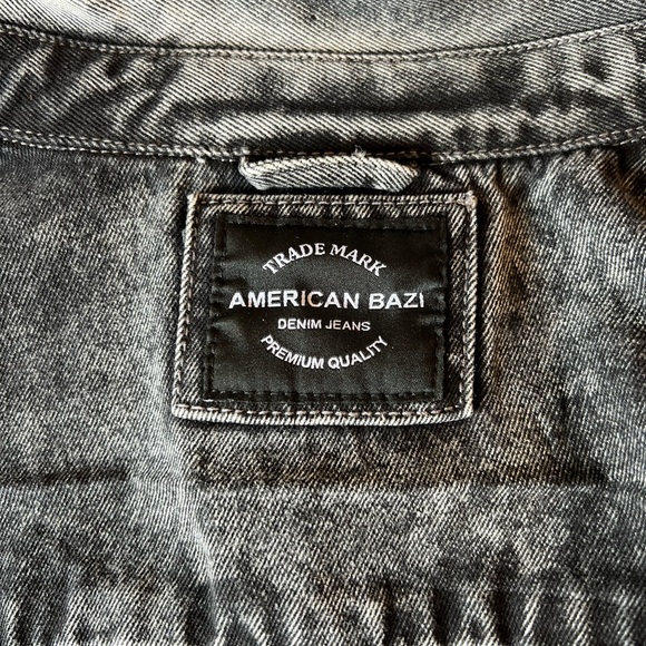 Upcycled Grateful Dead tattered shacket sz S - Picture 2 of 4